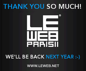 Thank you LeWeb!